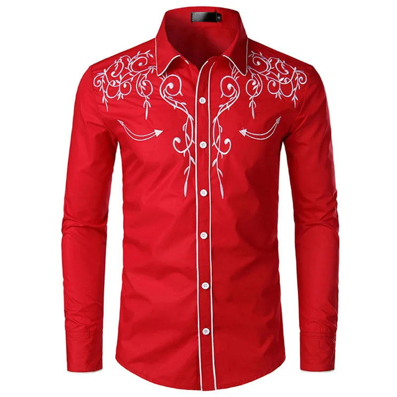 Western Cowboy Embroidery Shirt