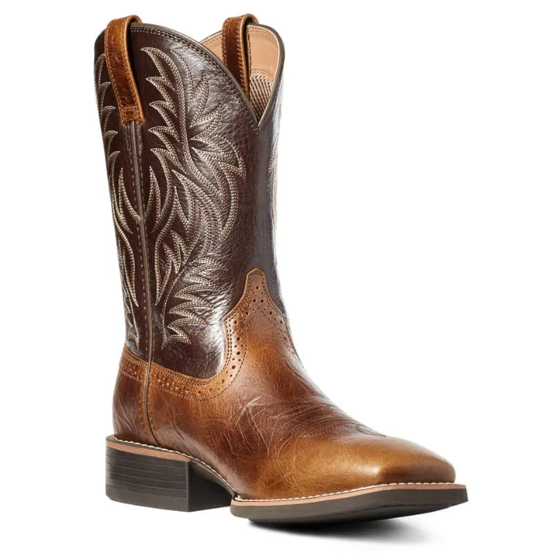 Men's Country Western Style Retro Western cowboy Boots
