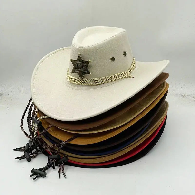 Western Cowboy Retro Sheriff hat