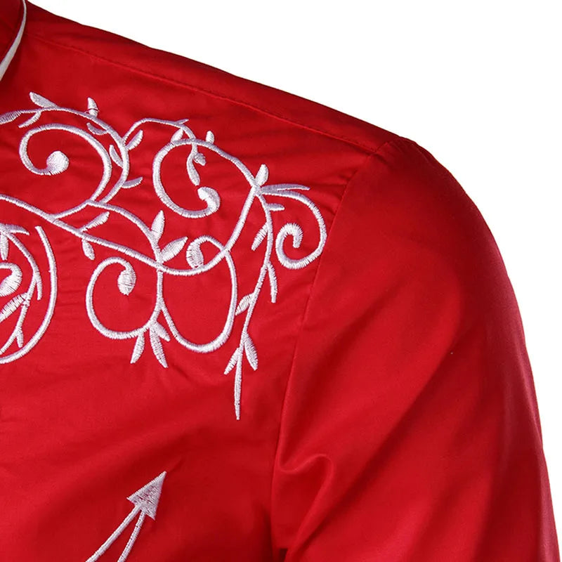 Western Cowboy Embroidery Shirt