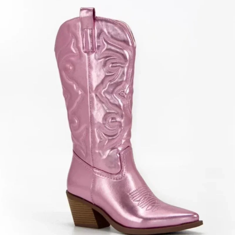 Women's hot Heel-Toe Cowgirl Boots