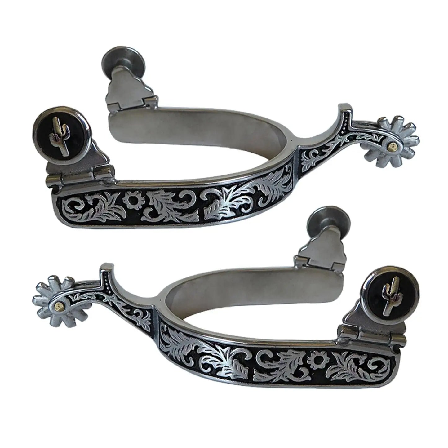 Hand Engraved Western cowboy Horse Riding Spurs