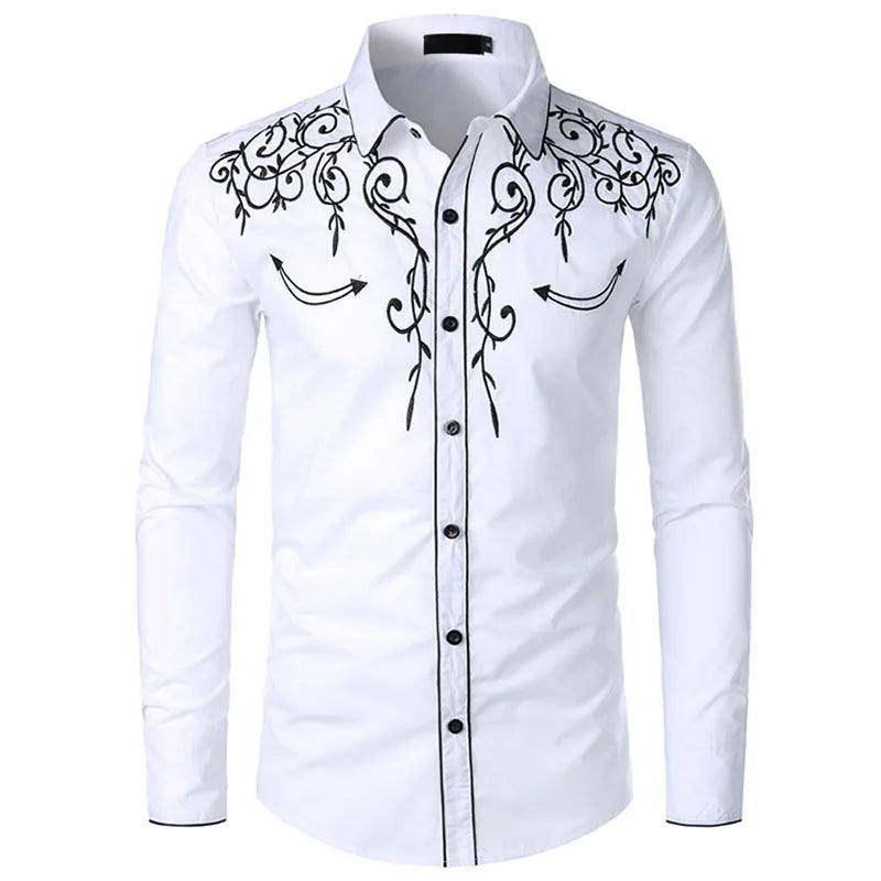 Western Cowboy Embroidery Shirt