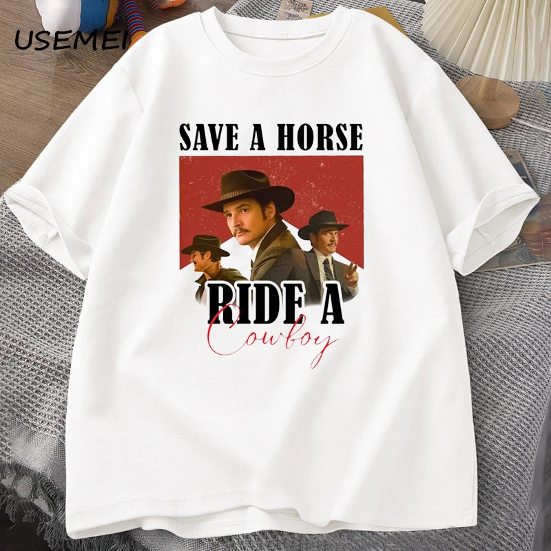 Pedro Pascal Save A Horse Ride A Cowboy T-Shirt