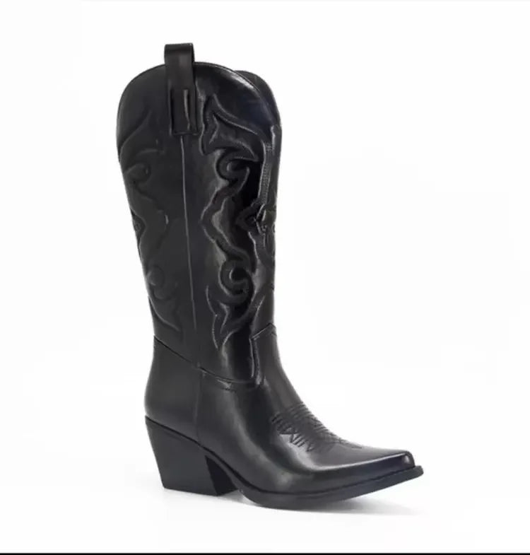 Women's hot Heel-Toe Cowgirl Boots