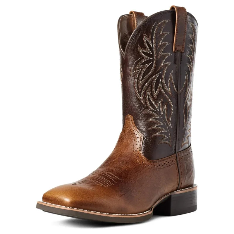 Men's Country Western Style Retro Western cowboy Boots